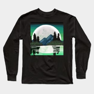 Romantic Moonlight Long Sleeve T-Shirt